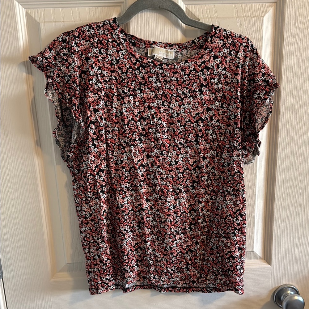 Floral Short Sleeve Top